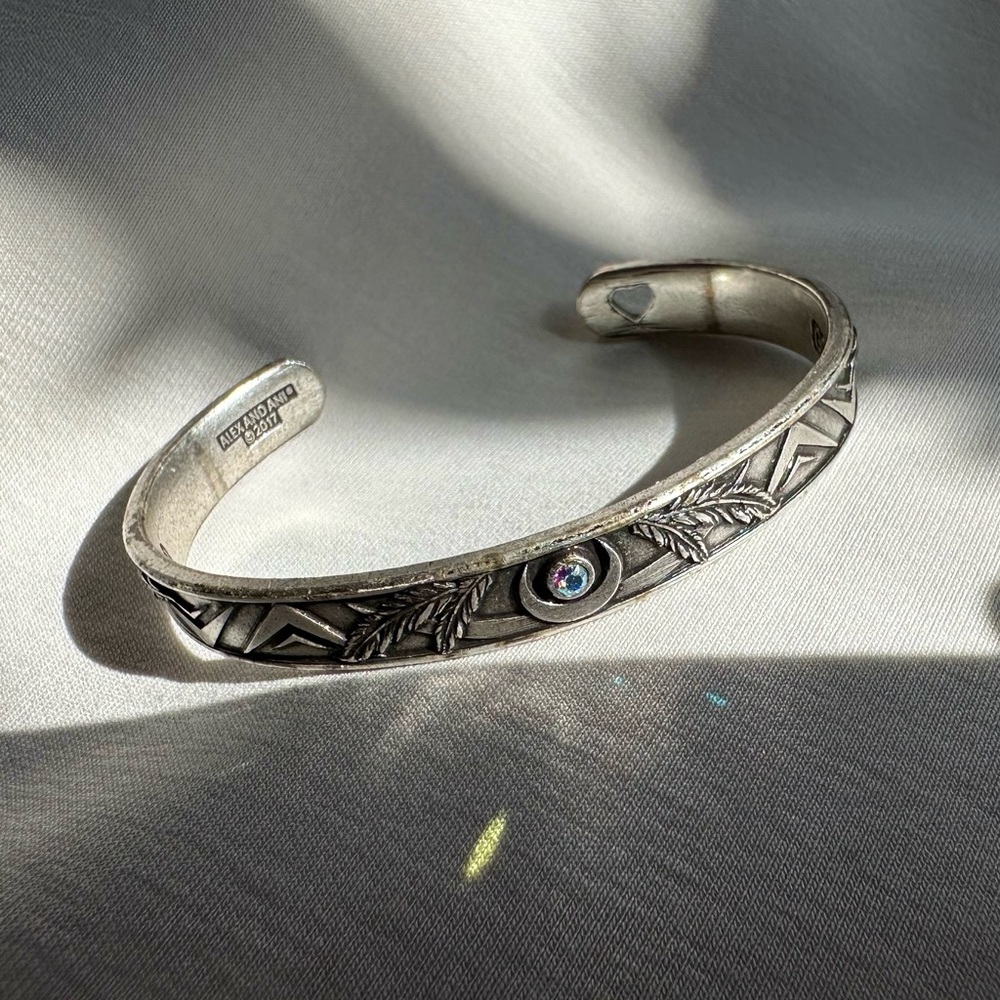 Alex and Ani silver bangle